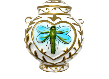 Chateau Bleu Jar Polish Glass Ornament