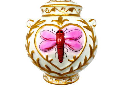Chateau Rose Dragonfly Jar Ornament