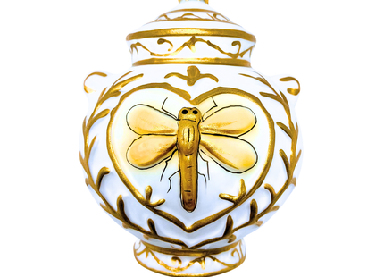 Chateau Soleil Canister Glass Ornament