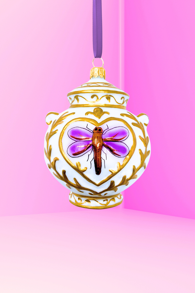 Chateau Violette Canister Jar Ornament