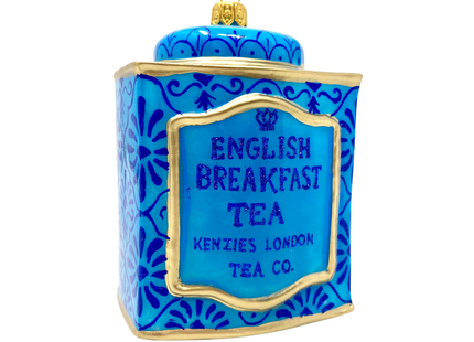 Chester Tea Tin Glass Ornament