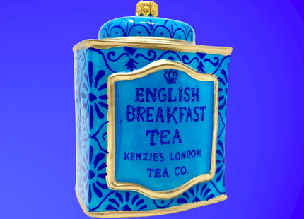 Chester Tea Tin Glass Ornament
