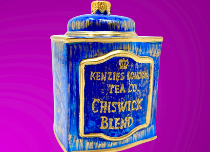 Chiswick Tea Tin Glass Ornament