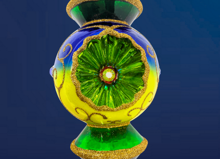 City of Lights Reflector Glass Ornament