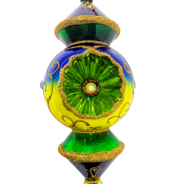 City of Lights Reflector Glass Ornament