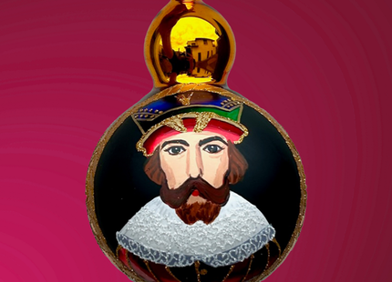 Claudio Sicilian Carretto Glass Bauble