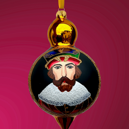 Claudio Sicilian Carretto Glass Bauble
