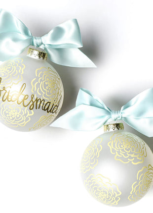 Floral Bridesmaid Personalized Ornament by COTON COLORS Ornament