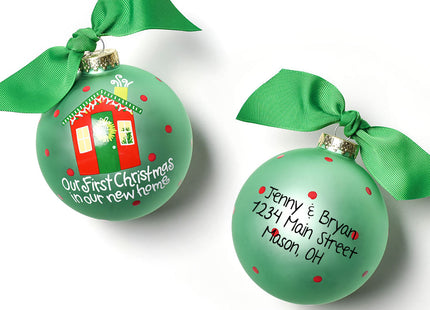 custom personalized our first christmas in our new home christmas ornament – Christmas ornament, holiday tree decoration or g