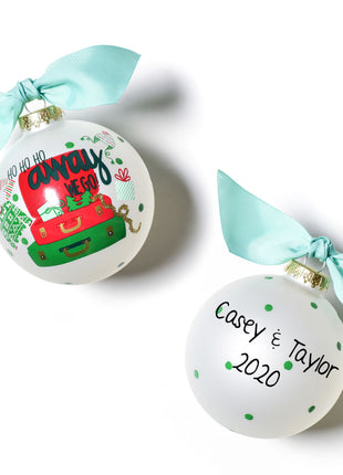 Away We Go Personalized Ornament by COTON COLORS Ornament