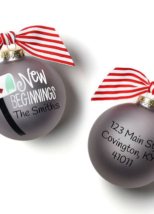 New Beginnings Mailbox Personalized Ornament by COTON COLORS Ornament