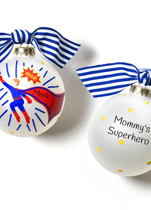 Superhero Boy Personalized Ornament by COTON COLORS Ornament
