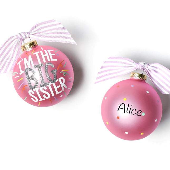 Big Sister Popper Ornament