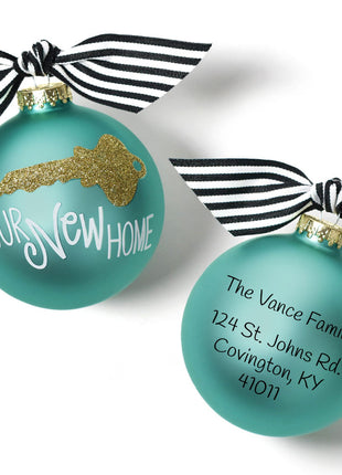 Key to Our New Home Personalized Ornament by COTON COLORS Ornament