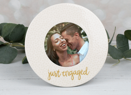 Just Engaged Picture Frame