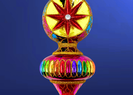 Color Glow Glass Holiday Ornament