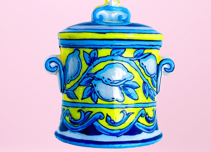 Columbo Cookie Jar Polish Glass Ornament