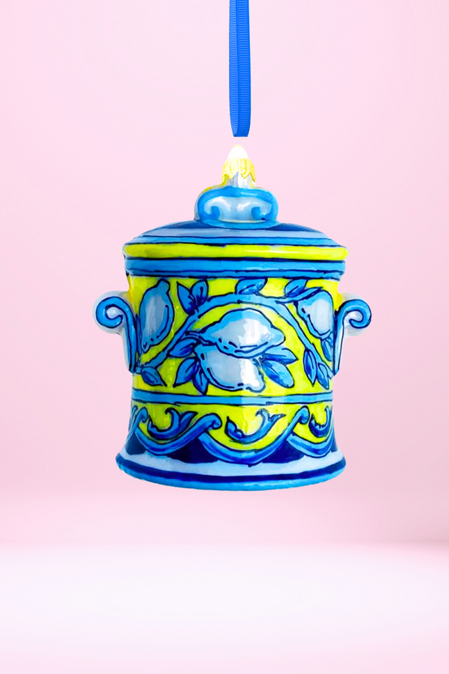 Columbo Cookie Jar Polish Glass Ornament