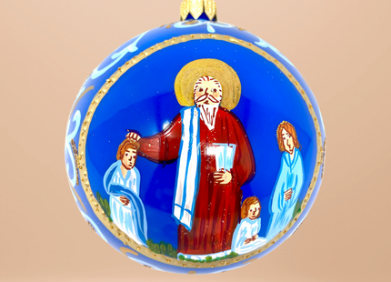Byzantine Holiday Glass Bauble - Constantine