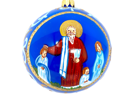 Byzantine Holiday Glass Bauble - Constantine