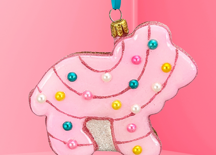 Cookie Lion Polish Glass Christmas Ornament