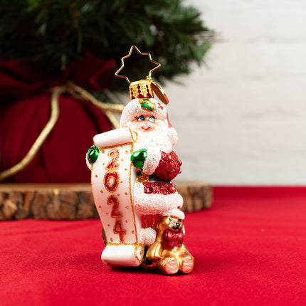 Holly Jolly New Year Ornament