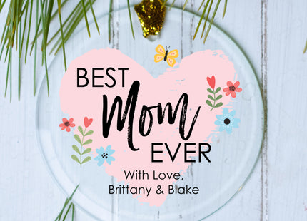 personalized personalized best mom ever christmas ornament – Christmas ornament, holiday tree decoration or gift