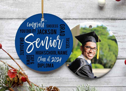 personalized personalized graduation word cloud christmas ornament – Christmas ornament, holiday tree decoration or gift