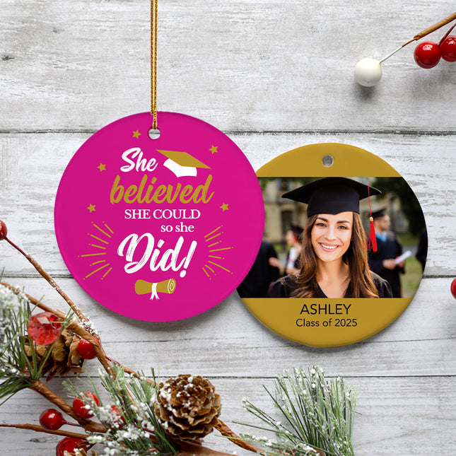 personalized personalized dream come true graduation christmas ornament – Christmas ornament, holiday tree decoration or gift