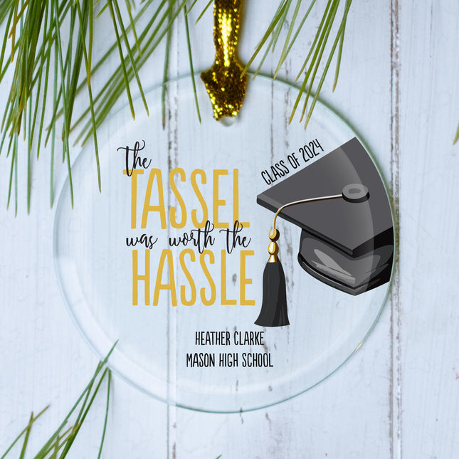 keepsake personalized tassle hassle christmas ornament – Christmas ornament, holiday tree decoration or gift