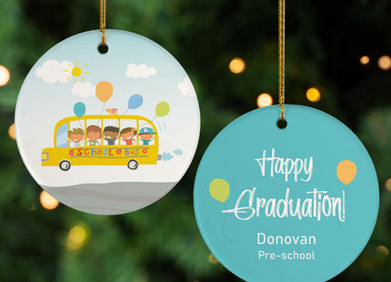 custom personalized super cute graduation christmas ornament – Christmas ornament, holiday tree decoration or gift