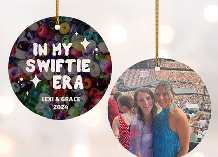 engraved personalized friendship bracelet concert christmas ornament – Christmas ornament, holiday tree decoration or gift