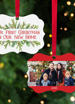 Personalized "First Christmas New Home" Ornament Personalized Ornament by ORNAMENT SHOP EXCLUSIVE