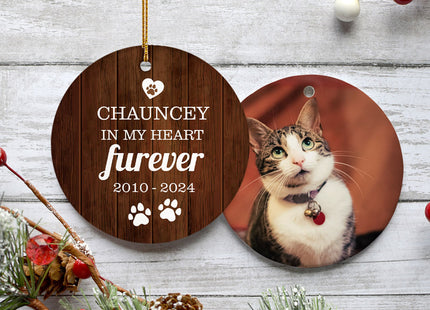 keepsake personalized furever christmas ornament – Christmas ornament, holiday tree decoration or gift
