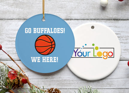 personalized personalized basketball college christmas ornament – Christmas ornament, holiday tree decoration or gift