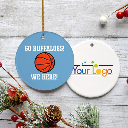 personalized personalized basketball college christmas ornament – Christmas ornament, holiday tree decoration or gift