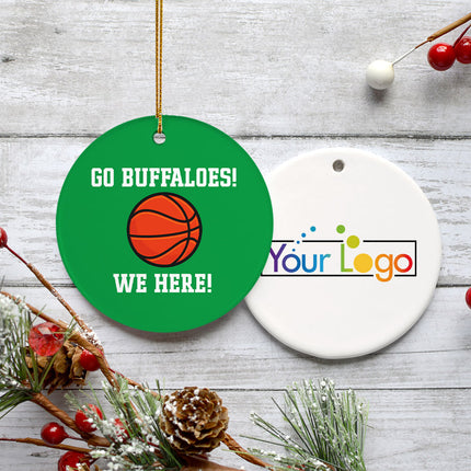 keepsake personalized basketball college christmas ornament – Christmas ornament, holiday tree decoration or gift