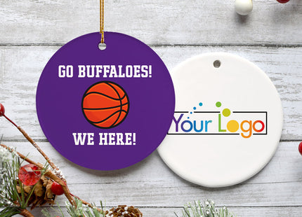 personalized personalized basketball college christmas ornament – Christmas ornament, holiday tree decoration or gift