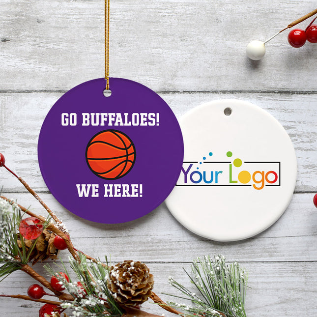 personalized personalized basketball college christmas ornament – Christmas ornament, holiday tree decoration or gift