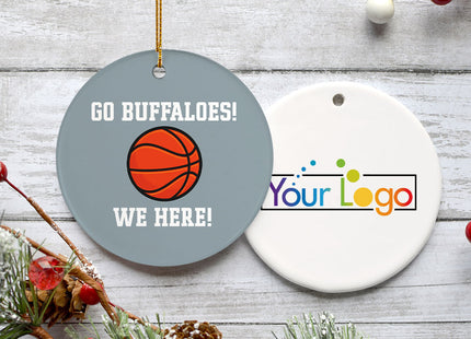 keepsake personalized basketball college christmas ornament – Christmas ornament, holiday tree decoration or gift