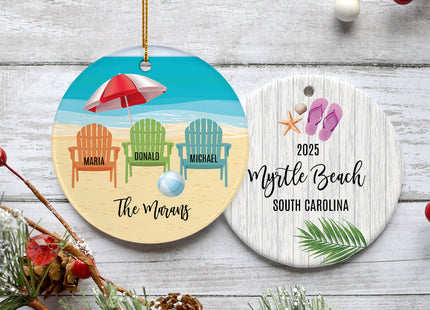 keepsake personalized adirondack 5 chairs christmas ornament – Christmas ornament, holiday tree decoration or gift