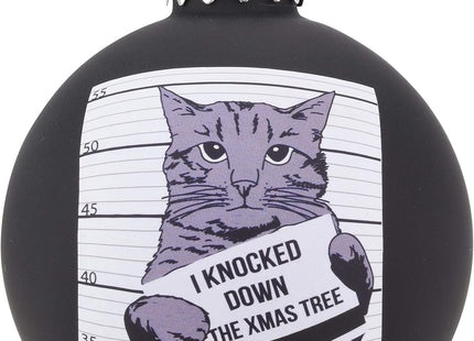 Cat Mugshot Keepsake Ornament