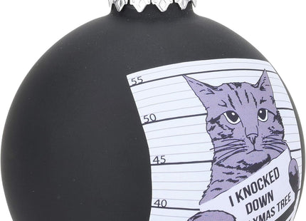 Cat Mugshot Keepsake Ornament