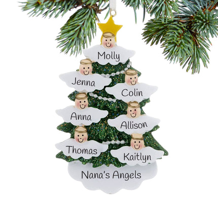 keepsake personalized halo angel tree 7 christmas ornament – Christmas ornament, holiday tree decoration or gift