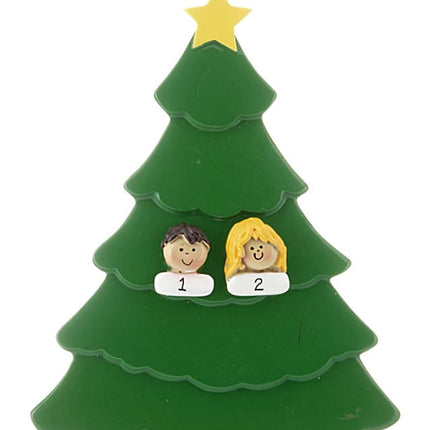 Custom People Family Tree 2 Christmas Ornament
