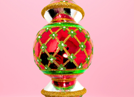 Dallas Reflector Glass Ornament