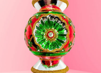 Dallas Reflector Glass Ornament