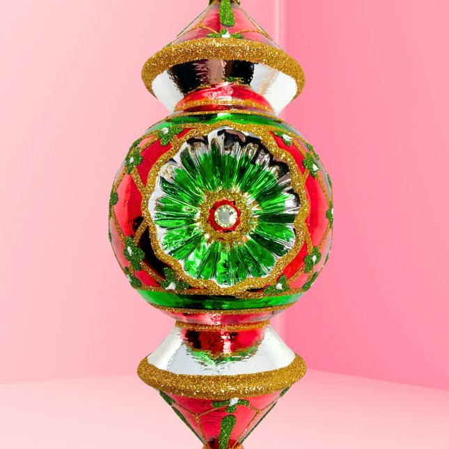 Dallas Reflector Glass Ornament