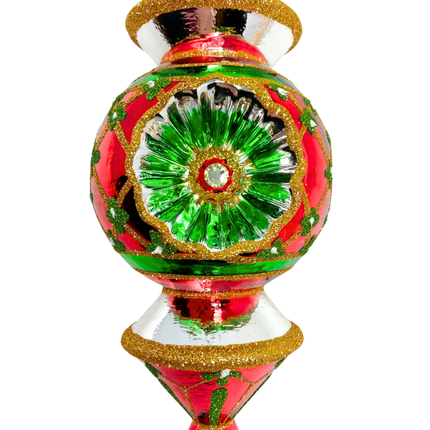 Dallas Reflector Glass Ornament
