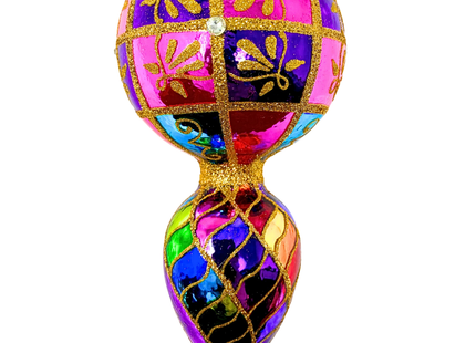 Dazzling Demure Polish Glass Ornament